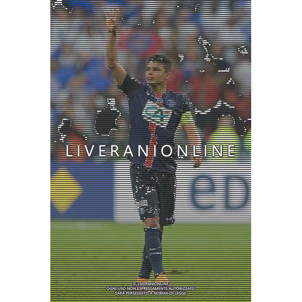 Joie Thiago Silva - 30.05.2015 - Auxerre / Paris Saint Germain - Finale Coupe de France Photo : Andre Ferreira / Icon Sport AG ALDO LIVERANI SAS ONLY ITALY
