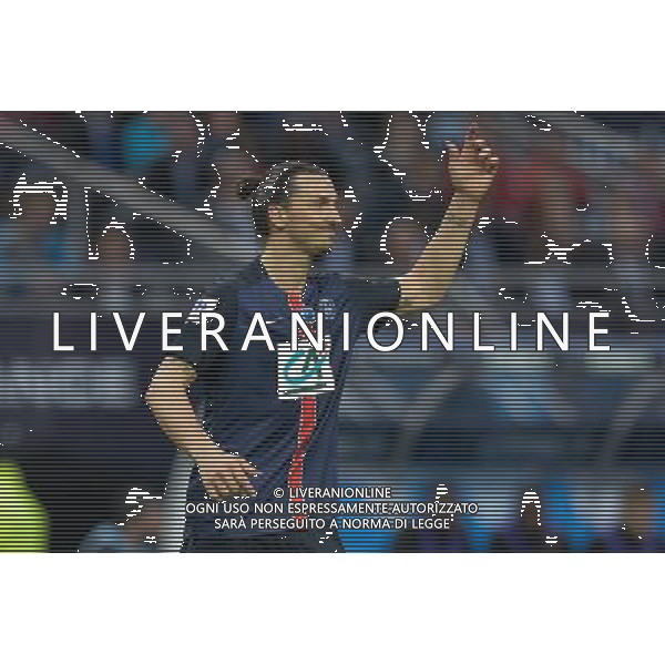 Zlatan Ibrahimovic - 30.05.2015 - Auxerre / Paris Saint Germain - Finale Coupe de France Photo : Andre Ferreira / Icon Sport AG ALDO LIVERANI SAS ONLY ITALY
