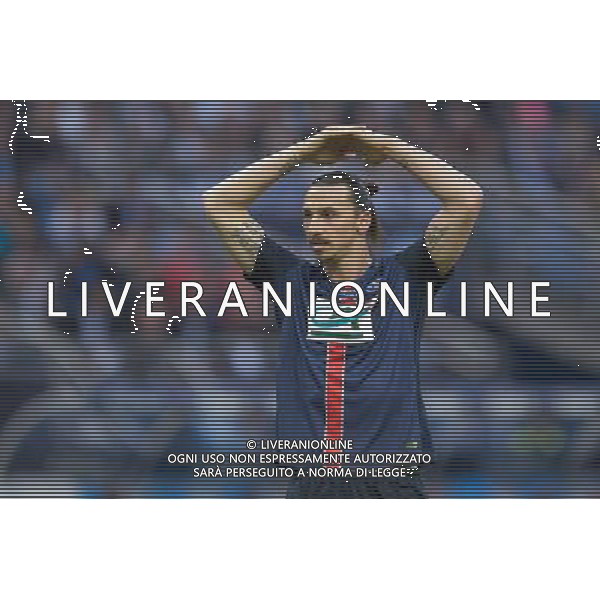 Zlatan Ibrahimovic - 30.05.2015 - Auxerre / Paris Saint Germain - Finale Coupe de France Photo : Andre Ferreira / Icon Sport AG ALDO LIVERANI SAS ONLY ITALY