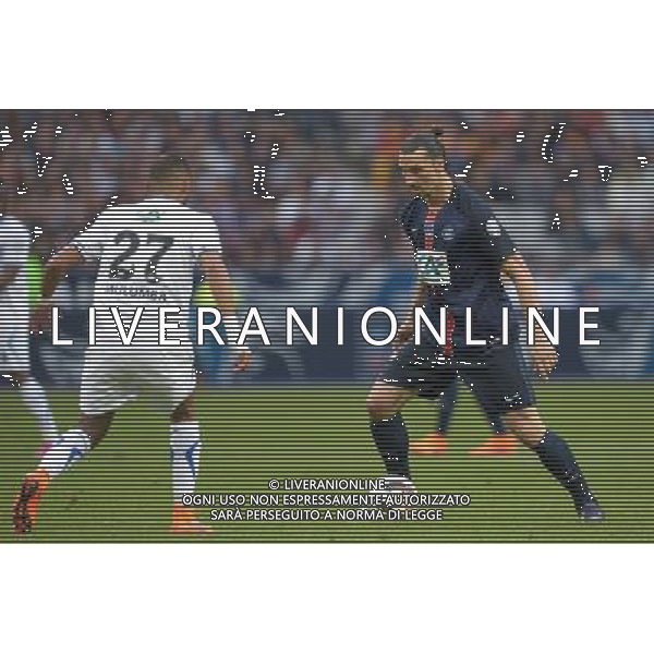 Zlatan Ibrahimovic - 30.05.2015 - Auxerre / Paris Saint Germain - Finale Coupe de France Photo : Andre Ferreira / Icon Sport AG ALDO LIVERANI SAS ONLY ITALY
