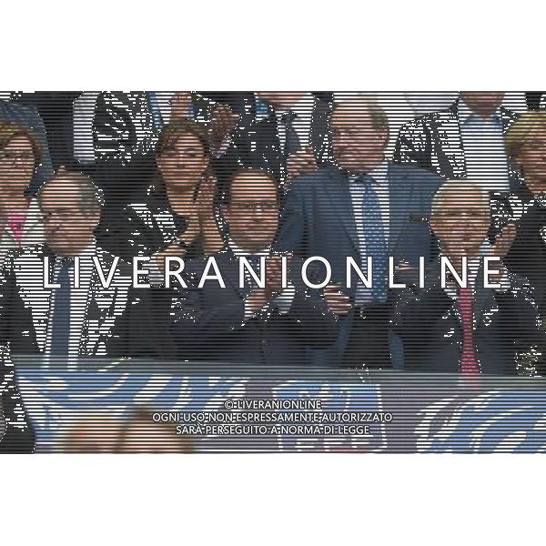 Noel LE GRAET / Francois Hollande / Claude Bartolone - 30.05.2015 - Auxerre / Paris Saint Germain - Finale Coupe de France Photo : Andre Ferreira / Icon Sport AG ALDO LIVERANI SAS ONLY ITALY