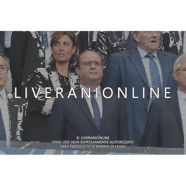 Francois Hollande - 30.05.2015 - Auxerre / Paris Saint Germain - Finale Coupe de France Photo : Andre Ferreira / Icon Sport AG ALDO LIVERANI SAS ONLY ITALY