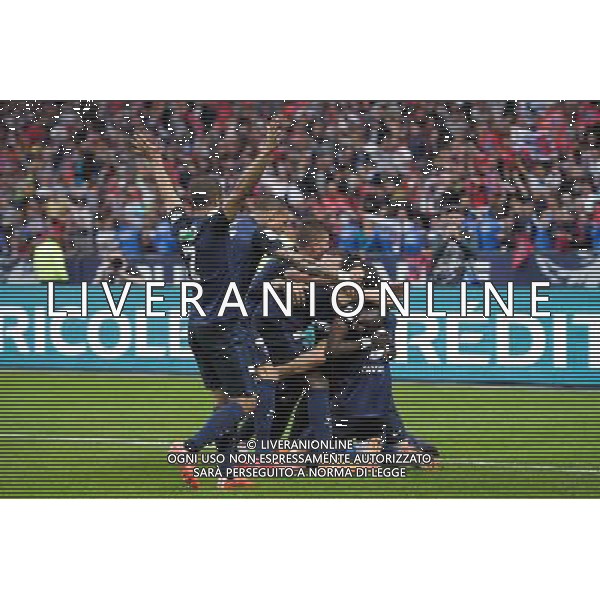 Joie PSG - Edinson Cavani - 30.05.2015 - Auxerre / Paris Saint Germain - Finale Coupe de France Photo : Andre Ferreira / Icon Sport AG ALDO LIVERANI SAS ONLY ITALY