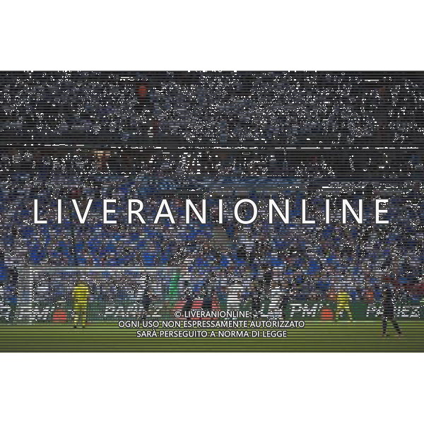 Supporters Auxerre - 30.05.2015 - Auxerre / Paris Saint Germain - Finale Coupe de France Photo : Andre Ferreira / Icon Sport AG ALDO LIVERANI SAS ONLY ITALY