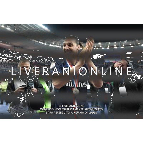 Joie PSG - Zlatan Ibrahimovic - 30.05.2015 - Auxerre / Paris Saint Germain - Finale Coupe de France Photo : Andre Ferreira / Icon Sport AG ALDO LIVERANI SAS ONLY ITALY
