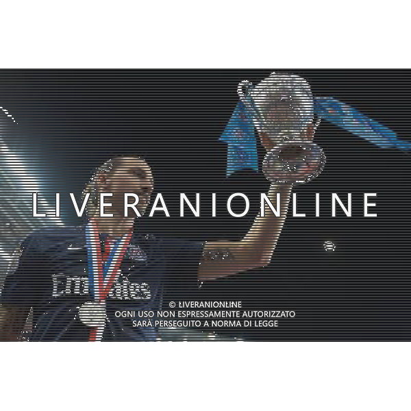 Joie PSG - Zlatan Ibrahimovic - 30.05.2015 - Auxerre / Paris Saint Germain - Finale Coupe de France Photo : Andre Ferreira / Icon Sport AG ALDO LIVERANI SAS ONLY ITALY