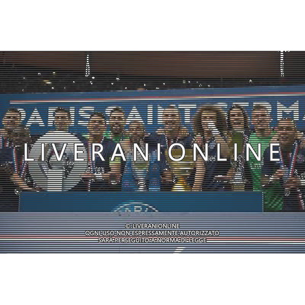 Joie PSG - 30.05.2015 - Auxerre / Paris Saint Germain - Finale Coupe de France Photo : Andre Ferreira / Icon Sport AG ALDO LIVERANI SAS ONLY ITALY