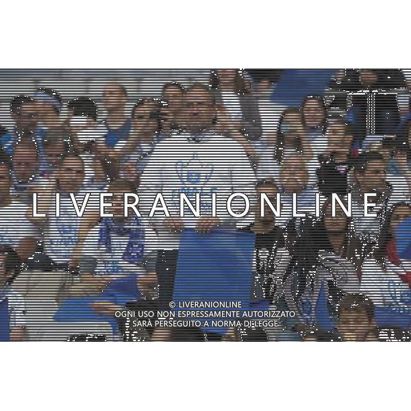 Supporters Auxerre - 30.05.2015 - Auxerre / Paris Saint Germain - Finale Coupe de France Photo : Andre Ferreira / Icon Sport AG ALDO LIVERANI SAS ONLY ITALY