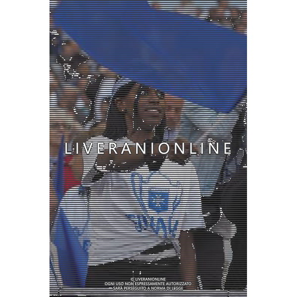 Supporters Auxerre - 30.05.2015 - Auxerre / Paris Saint Germain - Finale Coupe de France Photo : Andre Ferreira / Icon Sport AG ALDO LIVERANI SAS ONLY ITALY