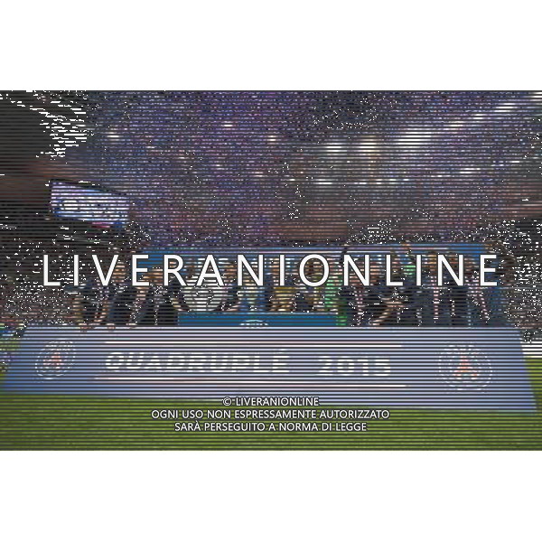 Joie PSG - 30.05.2015 - Auxerre / Paris Saint Germain - Finale Coupe de France Photo : Andre Ferreira / Icon Sport AG ALDO LIVERANI SAS ONLY ITALY