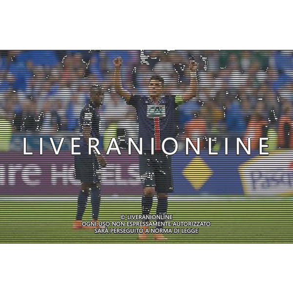 Joie PSG - Thiago Silva - 30.05.2015 - Auxerre / Paris Saint Germain - Finale Coupe de France Photo : Andre Ferreira / Icon Sport AG ALDO LIVERANI SAS ONLY ITALY