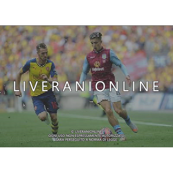 Aston Villa\'s Jack Grealish in action during todays match Photographer Ian Cook/CameraSport Football - The FA Cup Final - Aston Villa v Arsenal - Saturday 30th May 2015 - Wembley - London © CameraSport - 43 Linden Ave. Countesthorpe. Leicester. England. LE8 5PG - Tel: +44 (0) 116 277 4147 - admin@camerasport.com - www.camerasport.com AG ALDO LIVERANI SAS ONLY ITALY