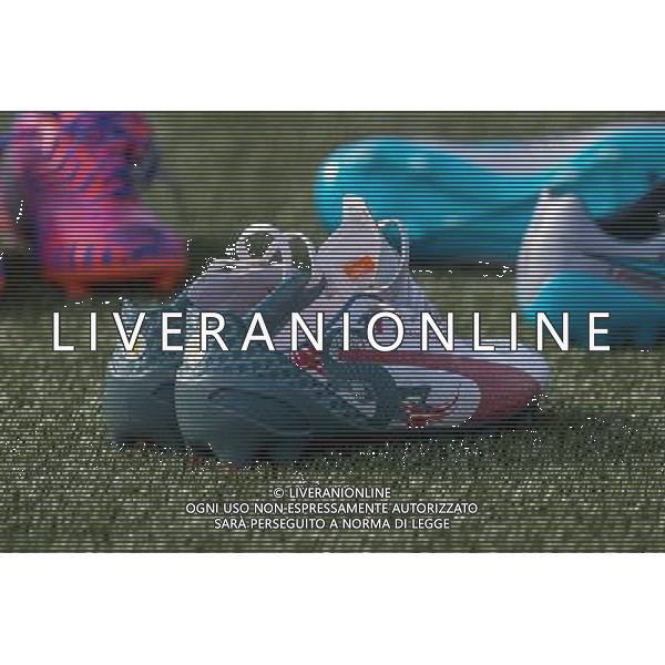 Illustration chaussures Antoine Griezmann - 01.06.2015 - Entrainement -Equipe de France -Clairefontaine Photo : Andre Ferreira / Icon Sport AG ALDO LIVERANI SAS ONLY ITALY