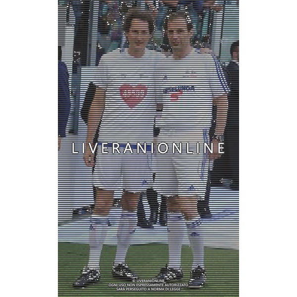 Partita del Cuore 2015 Nazionale Torino - 02.06.2015 Nazionale Cantanti vs Campioni per la Ricerca Nella Foto:massimiliano allegri e john elkann /Ph.Vitez-Ag. Aldo Liverani