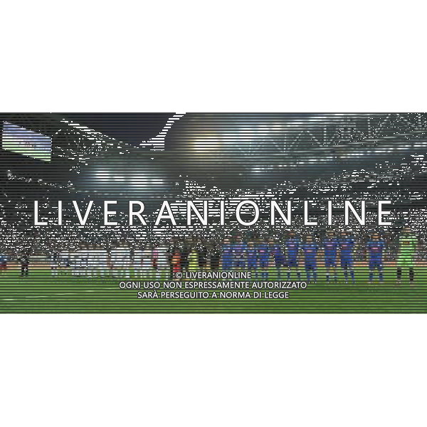 Partita del Cuore 2015 Nazionale Torino - 02.06.2015 Nazionale Cantanti vs Campioni per la Ricerca Nella Foto:le due squadre schierate /Ph.Vitez-Ag. Aldo Liverani