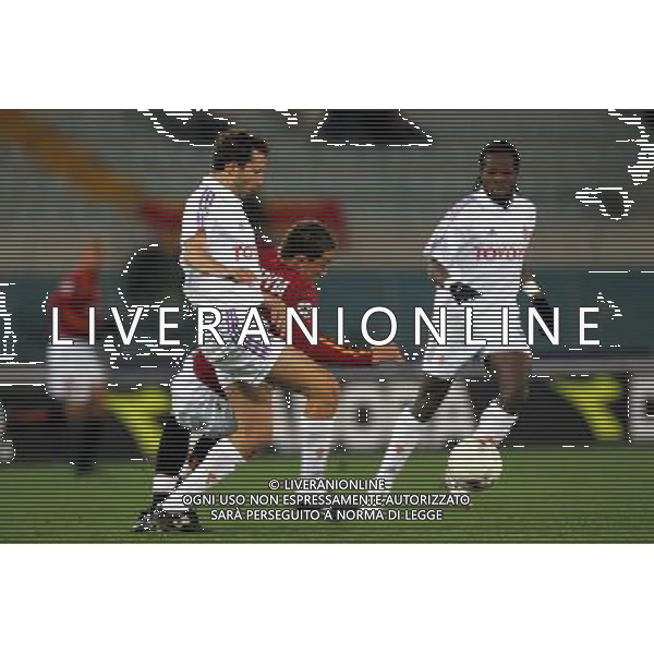 ROMA-FIORENTINA COPPA ITALIA 26/01/2005 NELLA FOTO CORVIA-DELLI CARRI FOTO TERRUSO-AGENZIA ALDO LIVERANI