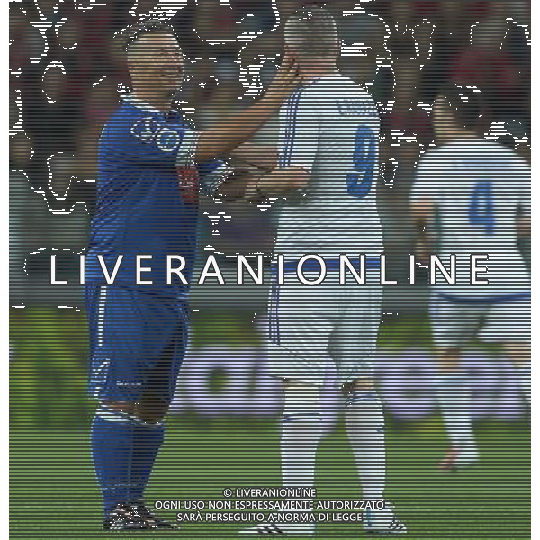 Partita del Cuore 2015 Nazionale Torino - 02.06.2015 Nazionale Cantanti vs Campioni per la Ricerca Nella Foto:Belli Paolo-Ramazzotti Eros /Ph.Vitez-Ag. Aldo Liverani