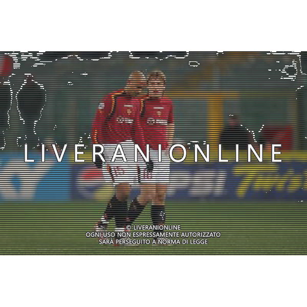 ROMA-FIORENTINA COPPA ITALIA 26/01/2005 NELLA FOTO cassano-dacourt FOTO TERRUSO-AGENZIA ALDO LIVERANI