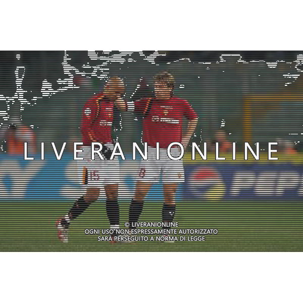 ROMA-FIORENTINA COPPA ITALIA 26/01/2005 NELLA FOTO cassano-dacourt FOTO TERRUSO-AGENZIA ALDO LIVERANI