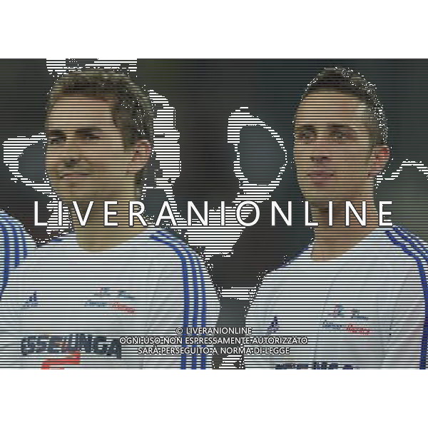 Partita del Cuore 2015 Nazionale Torino - 02.06.2015 Nazionale Cantanti vs Campioni per la Ricerca Nella Foto:Dovizioso Andrea-Lorenzo Jorge /Ph.Vitez-Ag. Aldo Liverani