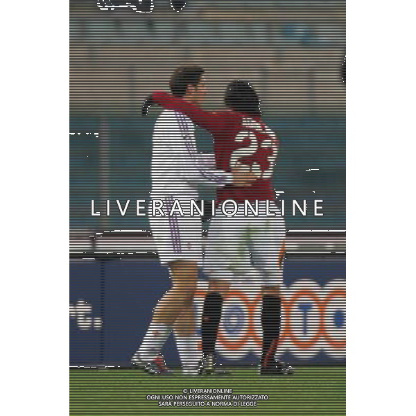 ROMA-FIORENTINA COPPA ITALIA 26/01/2005 NELLA FOTO aquilani-chiellini FOTO TERRUSO-AGENZIA ALDO LIVERANI