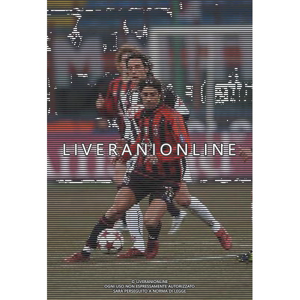MILAN - UDINESE COPPA ITALIA TIM CUP 26/01/2005 NELLA FOTO MANUEL RUI COSTA E MAURI STEFANO FOTO LUZZANI/AGENZIA ALDO LIVERANI