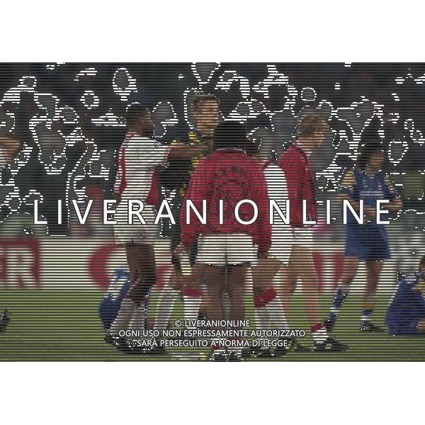 ROMA 22 MAGGIO 1996 FINALE DI CHAMPIONS LEAGUE JUVENTUS -AJAX NELLA FOTO GIOCATORI AJAX AG ALDO LIVERANI SAS