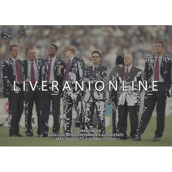 ROMA 22 MAGGIO 1996 FINALE DI CHAMPIONS LEAGUE JUVENTUS -AJAX NELLA FOTO GIOCATORI AJAX AG ALDO LIVERANI SAS