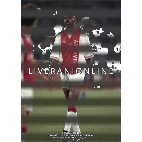 ROMA 22 MAGGIO 1996 FINALE DI CHAMPIONS LEAGUE JUVENTUS -AJAX NELLA FOTO NWANKO KANU AG ALDO LIVERANI SAS
