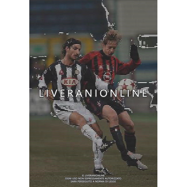 MILAN - UDINESE COPPA ITALIA TIM CUP 26/01/2005 NELLA FOTO DINO FAVA PASSERO E AMBROSINI MASSIMO FOTO LUZZANI/AGENZIA ALDO LIVERANI