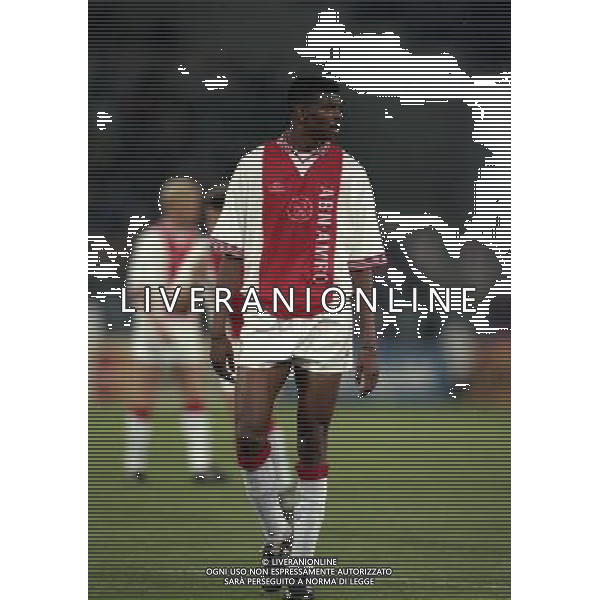 ROMA 22 MAGGIO 1996 FINALE DI CHAMPIONS LEAGUE JUVENTUS -AJAX NELLA FOTO NWANKO KANU AG ALDO LIVERANI SAS