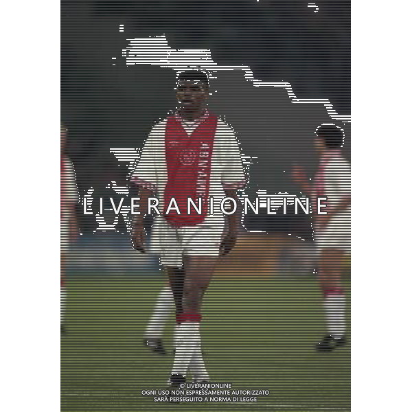 ROMA 22 MAGGIO 1996 FINALE DI CHAMPIONS LEAGUE JUVENTUS -AJAX NELLA FOTO NWANKO KANU AG ALDO LIVERANI SAS