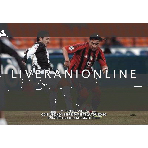 MILAN - UDINESE COPPA ITALIA TIM CUP 26/01/2005 NELLA FOTO DAVID DI MICHELE E BROCCHI CHRISTIAN FOTO LUZZANI/AGENZIA ALDO LIVERANI