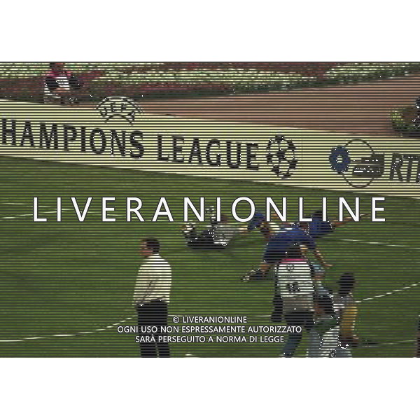 ROMA 22 MAGGIO 1996 FINALE DI CHAMPIONS LEAGUE JUVENTUS -AJAX NELLA FOTO LA JUVENTUS VINCE LA COPPA DEI CAMPIONI AG ALDO LIVERANI SAS