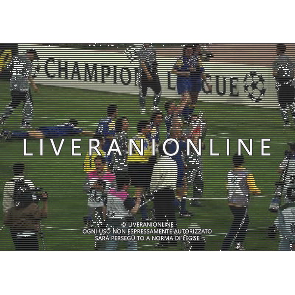 ROMA 22 MAGGIO 1996 FINALE DI CHAMPIONS LEAGUE JUVENTUS -AJAX NELLA FOTO LA JUVENTUS VINCE LA COPPA DEI CAMPIONI AG ALDO LIVERANI SAS