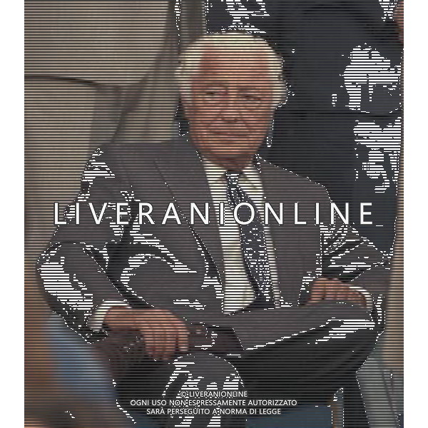 ROMA 22 MAGGIO 1996 FINALE DI CHAMPIONS LEAGUE JUVENTUS -AJAX NELLA FOTO GIANNI AGNELLI AG ALDO LIVERANI SAS