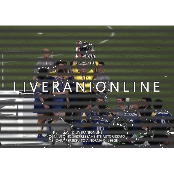 ROMA 22 MAGGIO 1996 FINALE DI CHAMPIONS LEAGUE JUVENTUS -AJAX NELLA FOTO LA JUVENTUS VINCE LA COPPA DEI CAMPIONI AG ALDO LIVERANI SAS