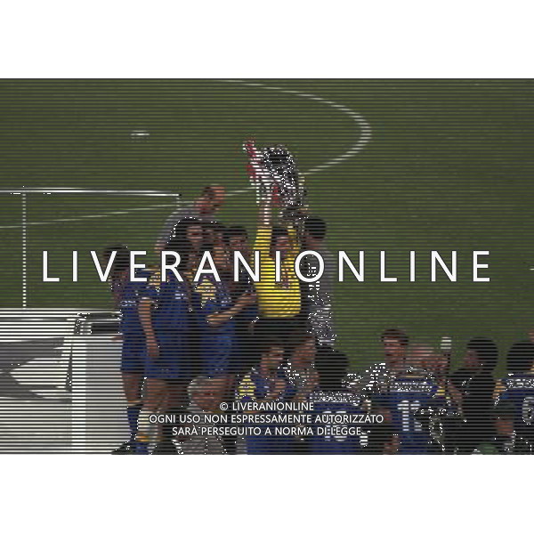 ROMA 22 MAGGIO 1996 FINALE DI CHAMPIONS LEAGUE JUVENTUS -AJAX NELLA FOTO LA JUVENTUS VINCE LA COPPA DEI CAMPIONI AG ALDO LIVERANI SAS
