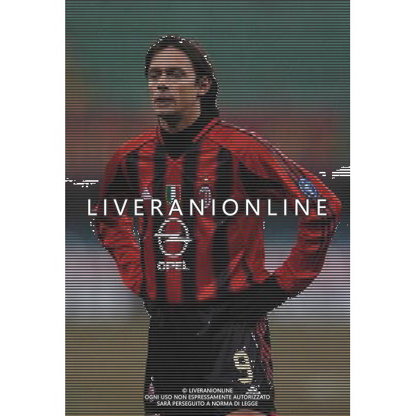 MILAN - UDINESE COPPA ITALIA TIM CUP 26/01/2005 NELLA FOTO FILIPPO INZAGHI AL SUO RIENTRO FOTO LUZZANI/AGENZIA ALDO LIVERANI