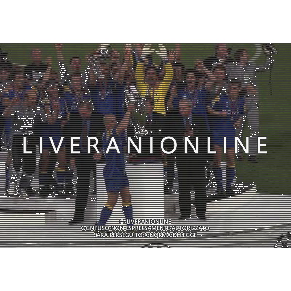 ROMA 22 MAGGIO 1996 FINALE DI CHAMPIONS LEAGUE JUVENTUS -AJAX NELLA FOTO LA JUVENTUS VINCE LA COPPA DEI CAMPIONI AG ALDO LIVERANI SAS