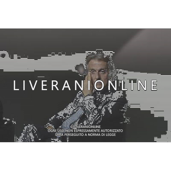 Presentazione del nuovo Brand, della nuova immagine e dei nuovi servizi Alitalia all\'Aeroporto Internazionale \'Leonardo Da Vinci\' Hangar 7, Fiumicino Roma 04 giugno 2015 nella foto Luca Cordero di Montezemolo Presidente ©Corradetti/AGENZIA ALDO LIVERANI Sas