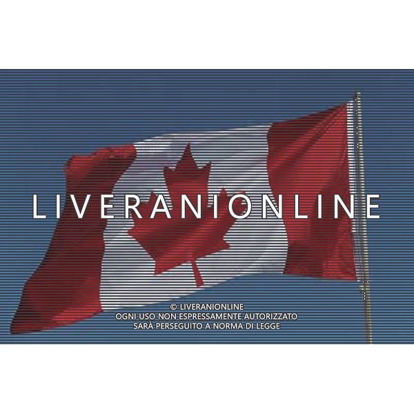 The Canadian flag. 04.06.2015. Formula 1 World Championship, Rd 7, Canadian Grand Prix, Montreal, Canada, Preparation Day. /AGENZIA ALDO LIVERANI Sas - ITALY ONLY - EDITORIAL USE ONLY