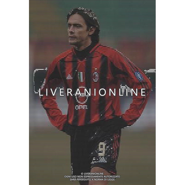 Milano 26-01-2005 Coppa Italia TIM 2004-2005 Milan - Udinese 3:2 nella foto inzaghi filippo ph Marco Luzzani/Ag. Aldo Liverani S.a.s.