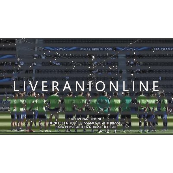 UEFA Champions League 2014/2015 Finale Berlino - 05.06.2015 Allenamento Juventus Barcellona Nella Foto:gruppo /Ph.Vitez-Ag. Aldo Liverani