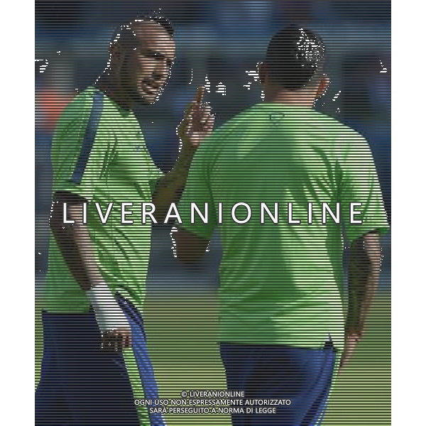 UEFA Champions League 2014/2015 Finale Berlino - 05.06.2015 Allenamento Juventus Barcellona Nella Foto:vidal arturo e carlos tevez /Ph.Vitez-Ag. Aldo Liverani