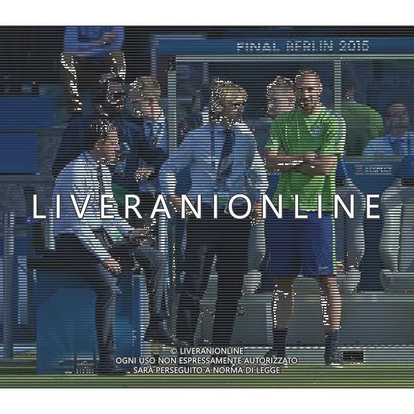 UEFA Champions League 2014/2015 Finale Berlino - 05.06.2015 Allenamento Juventus Barcellona Nella Foto:chiellini giorgio, pavel nedved e fabio paratici /Ph.Vitez-Ag. Aldo Liverani