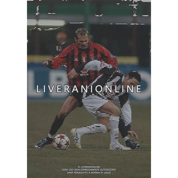 Milano 26-01-2005 Coppa Italia TIM 2004-2005 Milan - Udinese 3:2 nella foto pancaro e di michele ph Marco Luzzani/Ag. Aldo Liverani S.a.s.