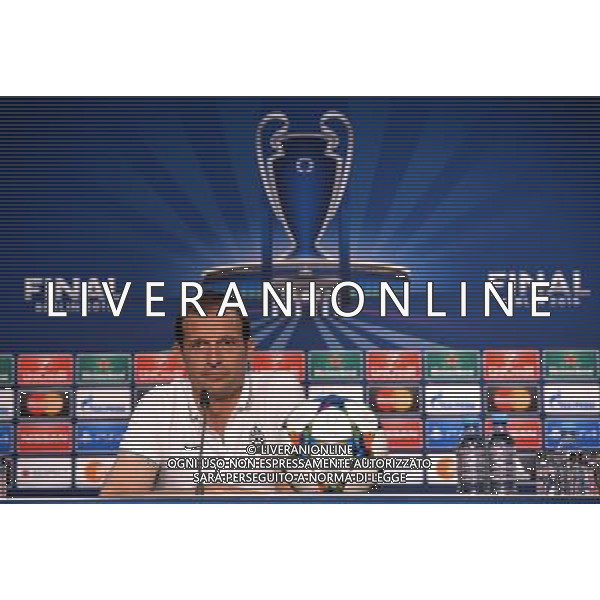 BERLIN, GERMANY - JUNE 05: In this handout image provided by UEFA, Massimiliano Allegri manager of Juventus attends a Juventus press conference on the eve of the UEFA Champions League Final match against FC Barcelona at Olympiastadion on June 5, 2015 in Berlin, Germany. (Photo by UEFA/UEFA) *** Local Caption *** Massimiliano Allegri/Agenzia Aldo Liverani s.a.s. *** Local Caption *** Massimiliano Allegri/Agenzia Aldo Liverani s.a.s.