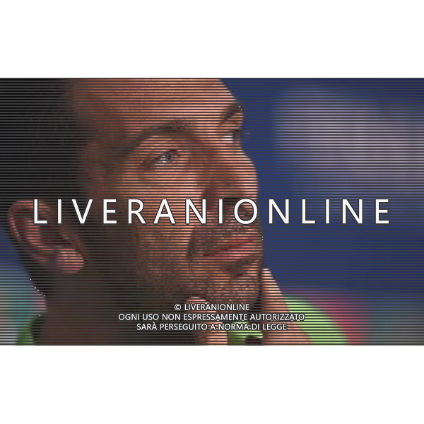 BERLIN, GERMANY - JUNE 05: In this handout image provided by UEFA, Gianluigi Buffon of Juventus attends a Juventus press conference on the eve of the UEFA Champions League Final match against FC Barcelona at Olympiastadion on June 5, 2015 in Berlin, Germany. (Photo by UEFA/UEFA) Gianluigi Buffon/Agenzia Aldo Liverani s.a.s. *** Local Caption ***