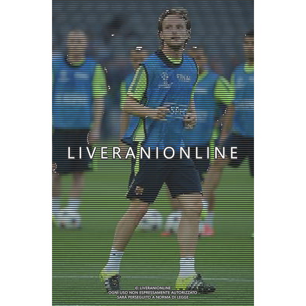 UEFA Champions League 2014/2015 Finale Berlino - 05.06.2015 Allenamento Juventus Barcellona Nella Foto:rakitic /Ph.Vitez-Ag. Aldo Liverani